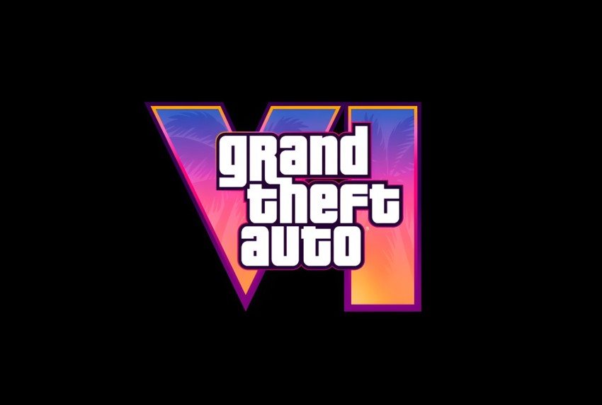 GTA 6 Logo HD_Grand Theft Auto VI _4K HD Wallpaper